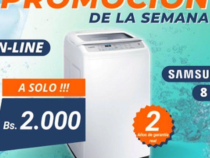 Lavadora samsung 8kg Bolivia