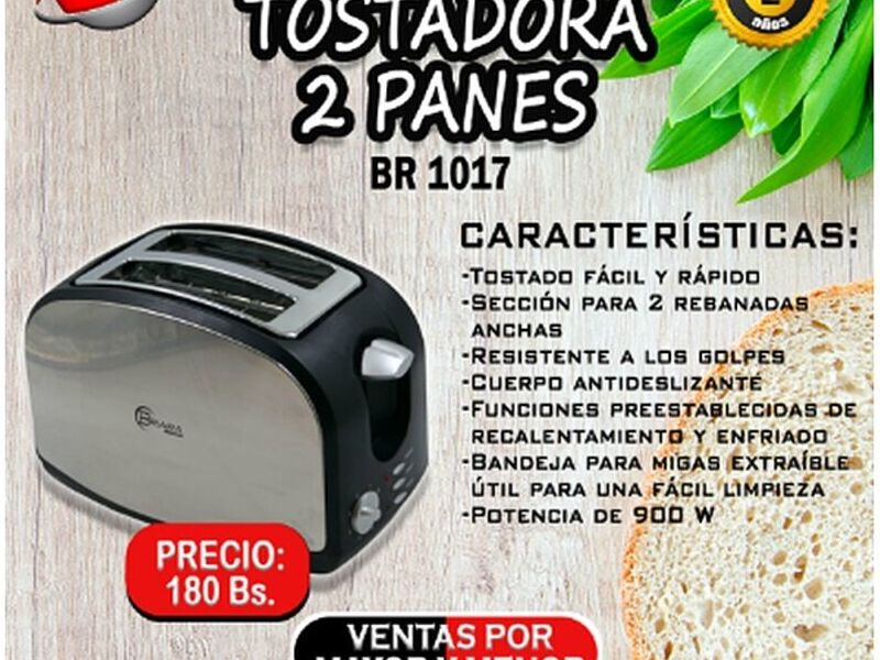 Tostadora 2 panes Bolivia