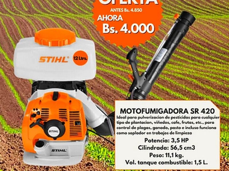 MOTOFUMIGADORA SR 420