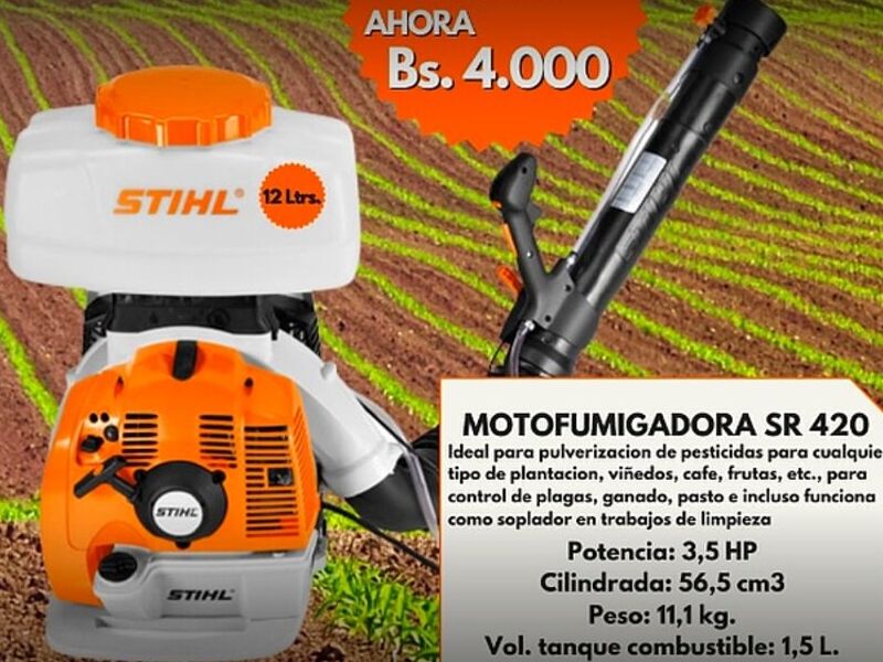 1 MOTOFUMIGADORA SR 420