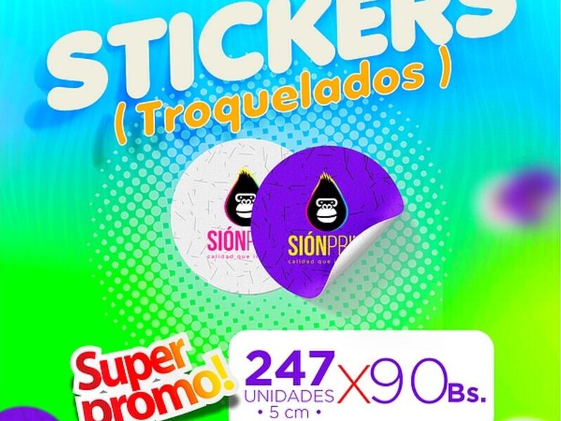  STICKERS TROQUELADOS