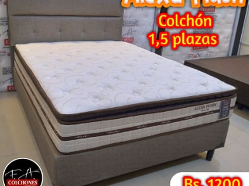 COLCHÓN ALEXA PLUSH 1½ PLAZAS Bolivia