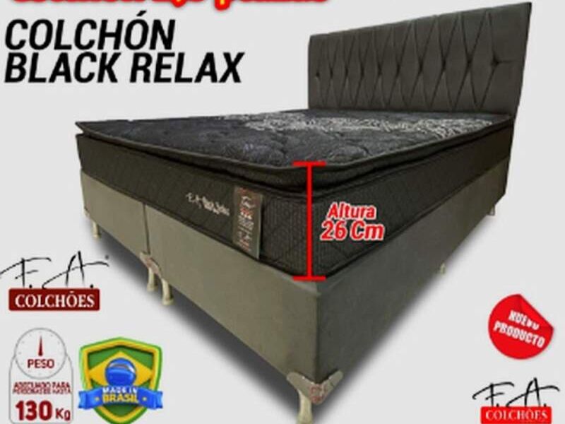 COLCHÓN BLACK RELAX 2,5 PLAZAS Bolivia