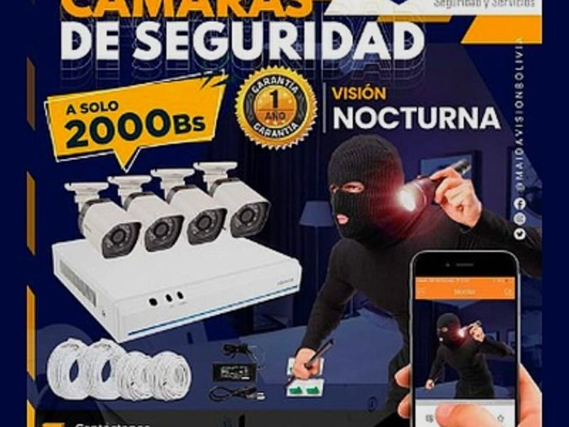 Camaras seguridad nocturna Bolivia