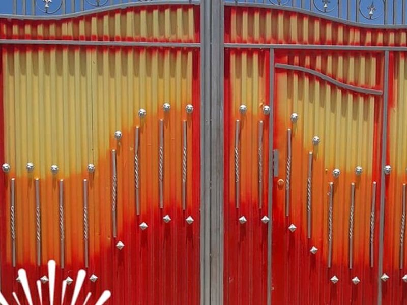 Garaje puerta metal Bolivia