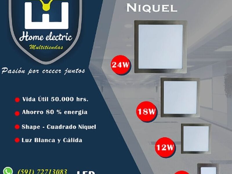 Panel led Sobreponer Bolivia 