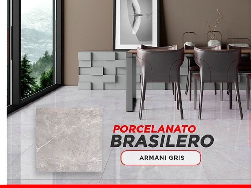 Porcelanato Brasileño Armani Gris