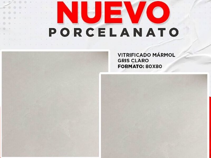 Vitrificado Mármol Gris Claro