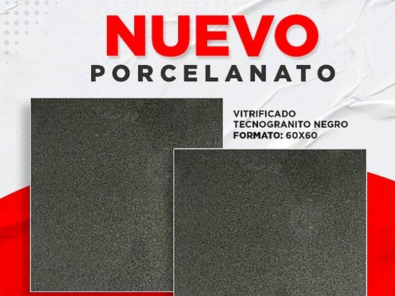Vitrificado Tecnogranito Negro