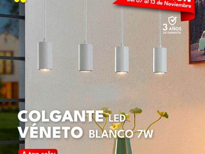 Colgante Led Véneto Bolivia 