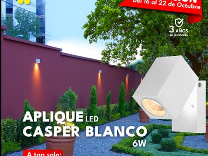 Aplique led Casper Blanco Bolivia 