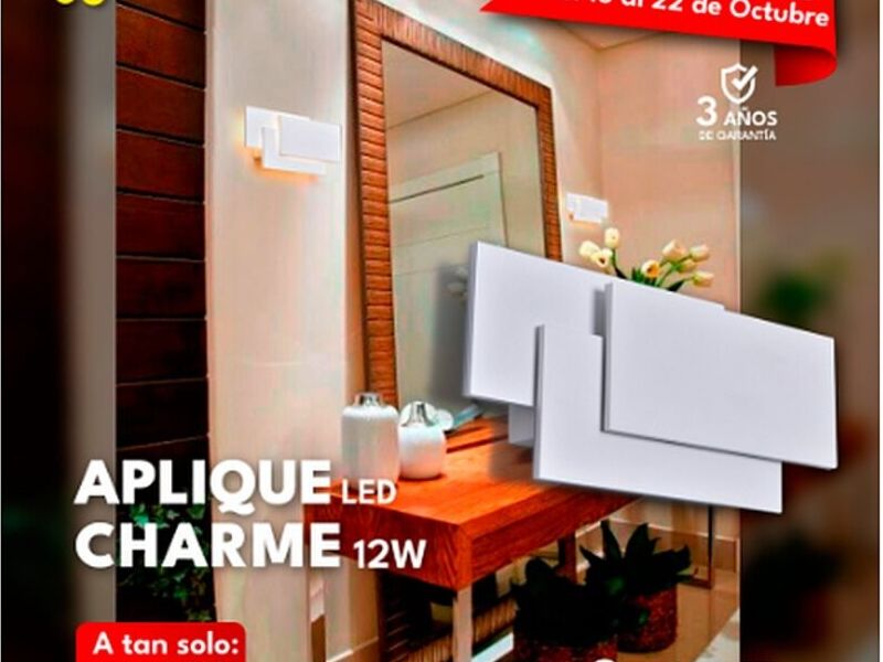 Aplique Led Charme Bolivia 