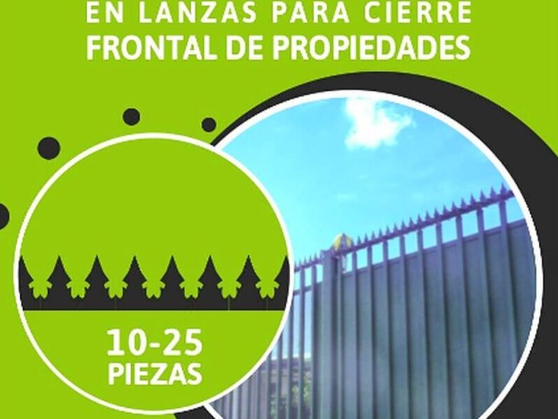 Lanzas para cierre frontal Bolivia 