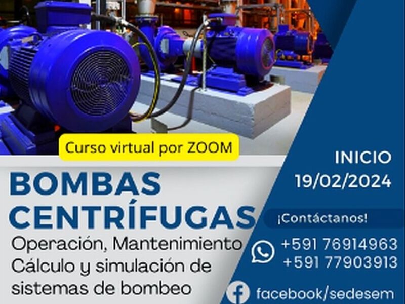 Curso bombas centrífugas Cochabamba