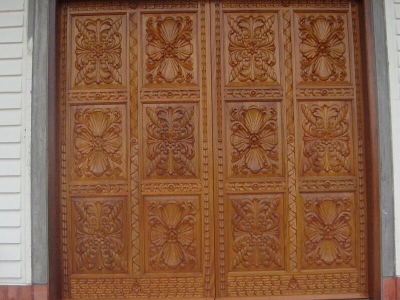 Puerta madera solida Bolivia