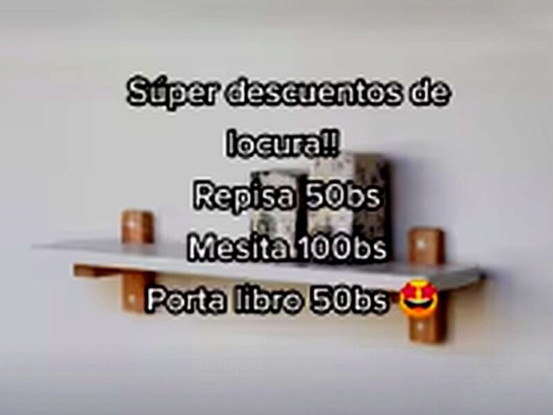 Mesita 100Bs Bolivia