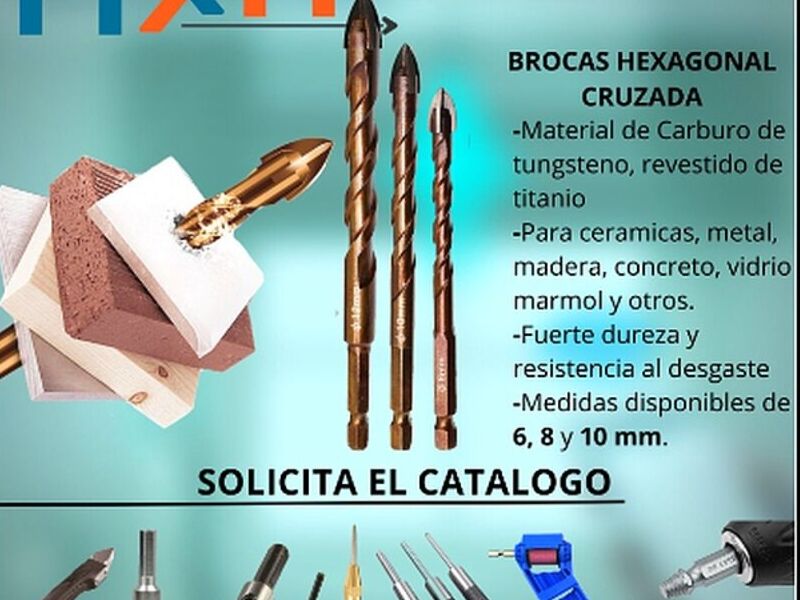 Brocas Hezagonal Cruzada Bolivia 