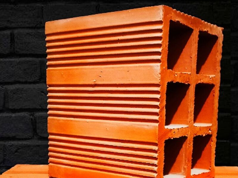 Ladrillo Rayado 6 Huecos Mitades Bolivia