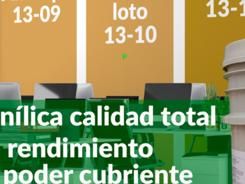 Pintura Vinílica Calidad Total para Cocina12
