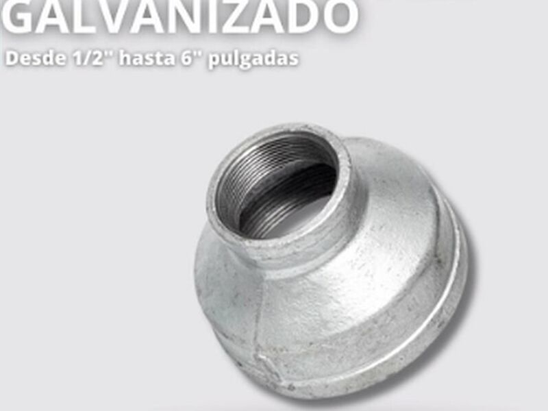 Reducción cupla Galvanizada Bolivia 
