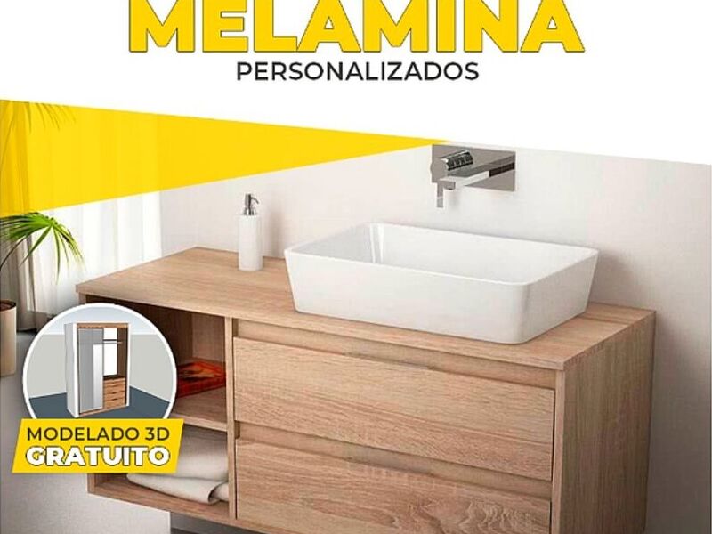 mueble lavabo baño melamina Bolivia