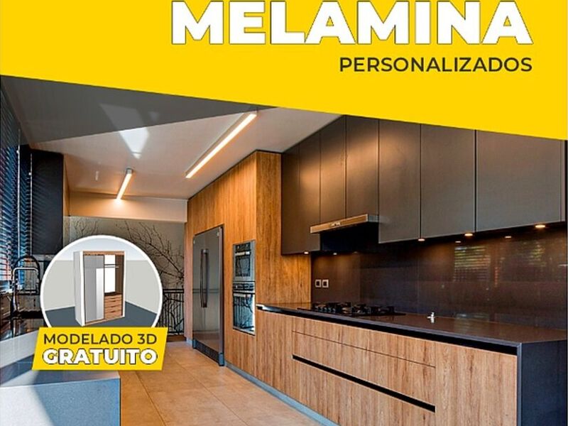 mueble cocina melamina elegante Bolivia
