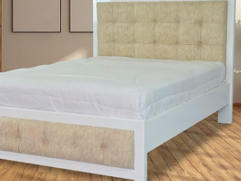 cama blanca dormitorio Bolivia