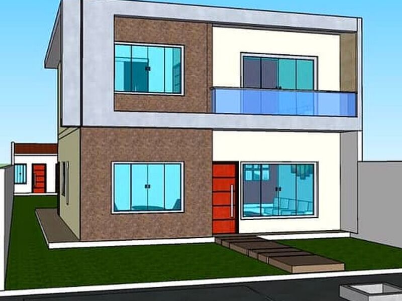 diseño casa dos pisos Bolivia