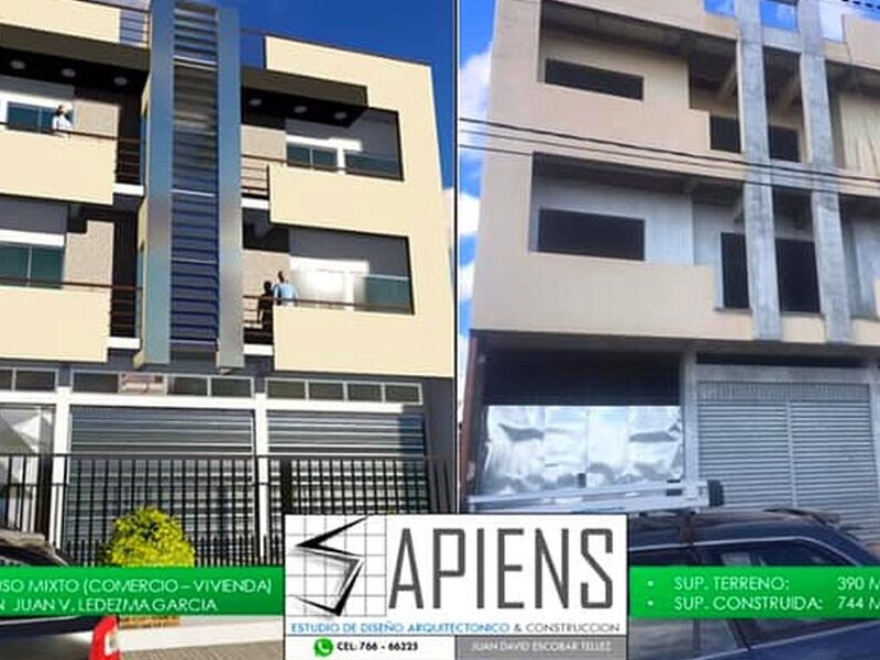 diseño edificio moderno Bolivia