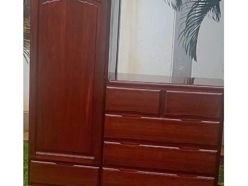 Cómoda ropero madera nogal SUCRE