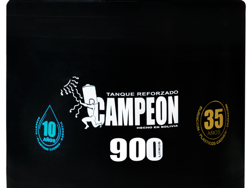 Tanque almacenamiento agua 900 lts Bolivia 