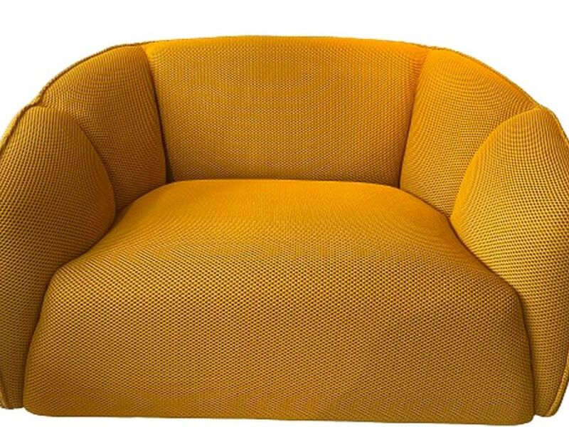 Sofá tapiz color amarillo LA PAZ