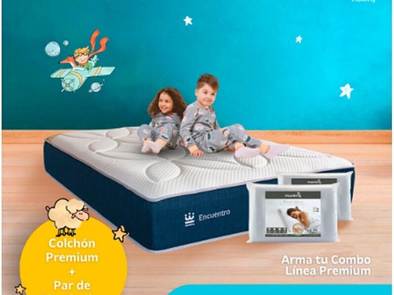 Colchón Premium par almohadas 