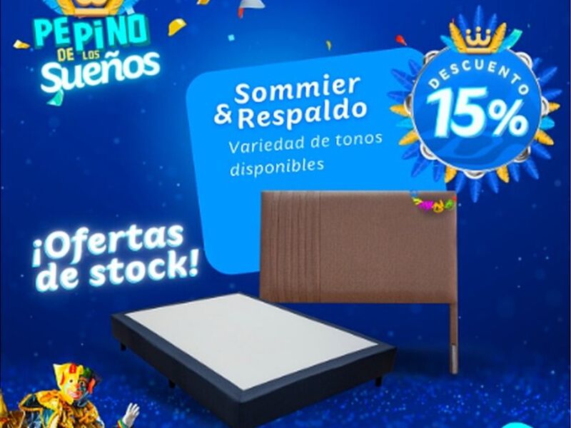 Cabecero colchón King 