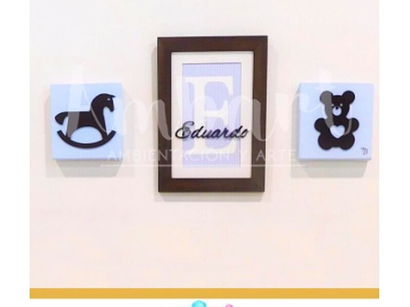 Cuadros personalizados con nombre 