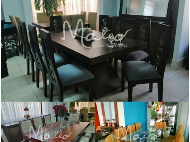 Comedores mesa rectangular 9 sillas