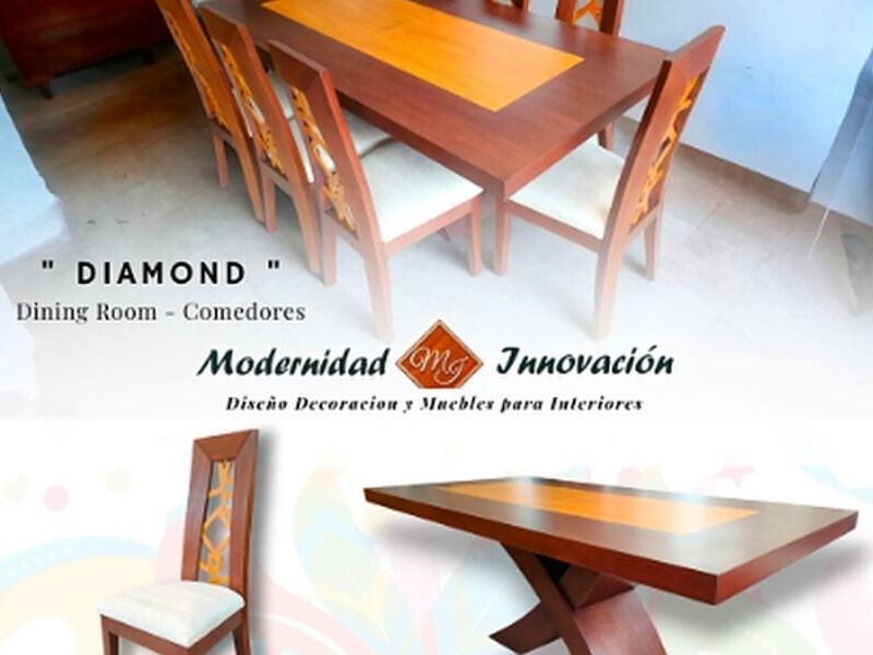 Mesa comedor Diamond madera 