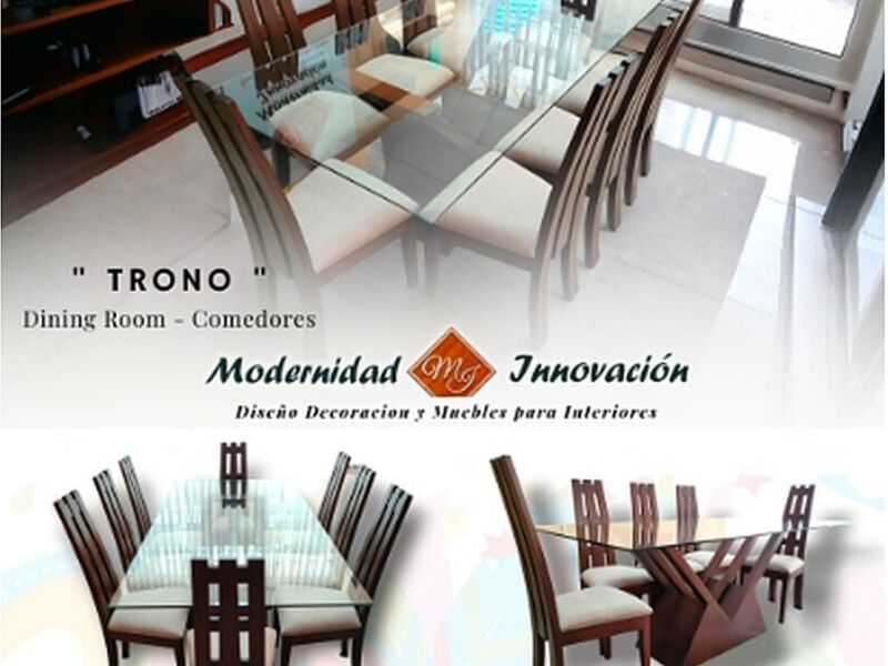 Mesa comedor trono 