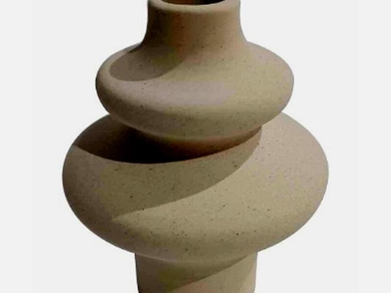 Florero Ceramica Panel Bolivia