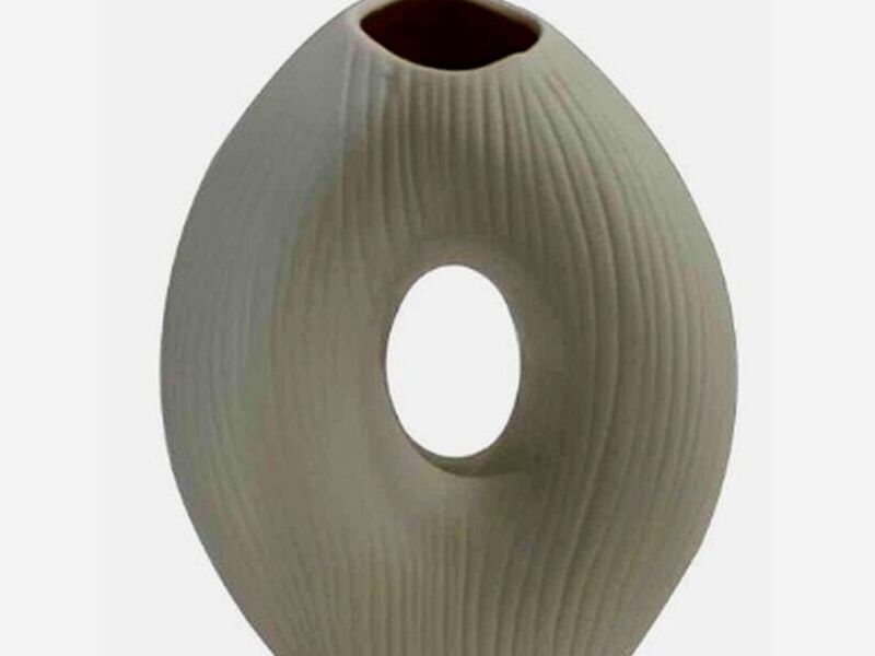 Jarron Porcelana Blanca Bolivia