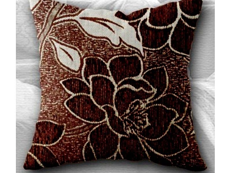 Cojin decorativo Chenille Chocolate Bolivia