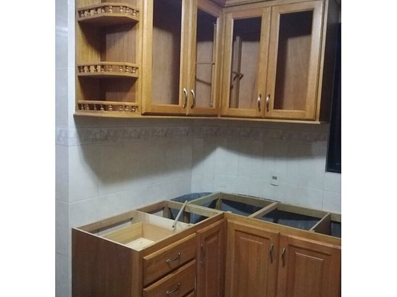 Mueble cocina madera laurel LA PAZ