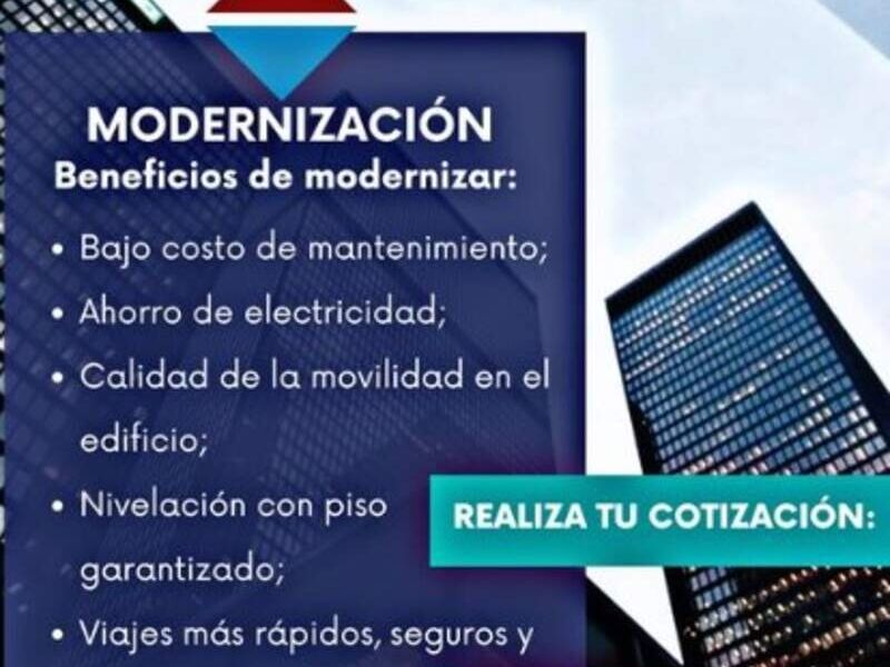 Modernización de ascensores La Paz