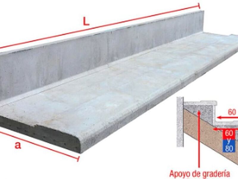 Gradería pretensada Bolivia