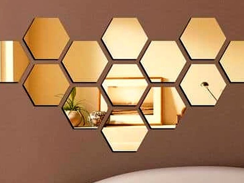 Espejos decorativos Hexagonos Bolivia
