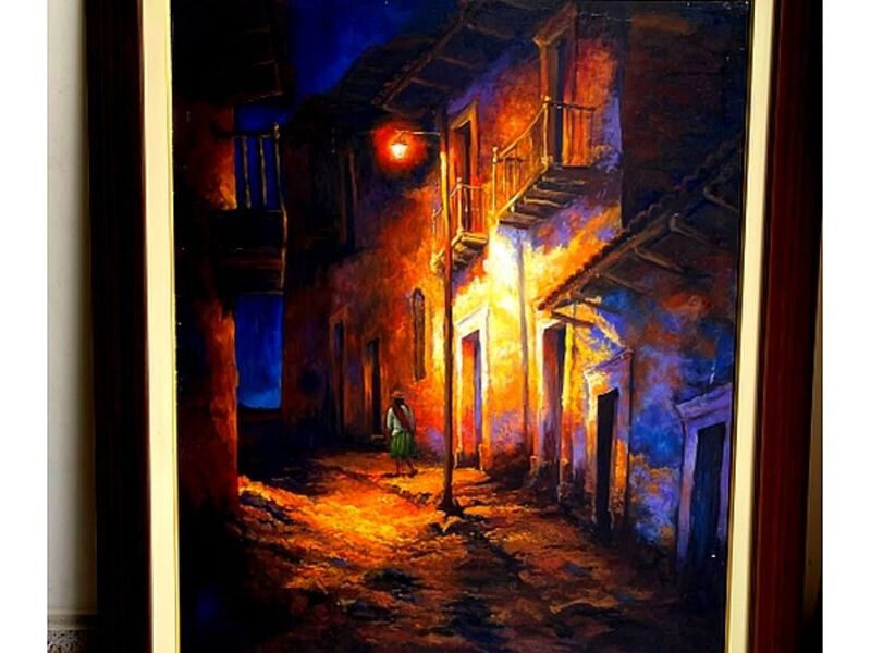 Cuadro Light Night Bolivia