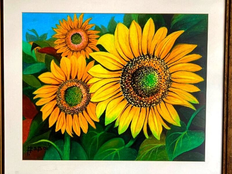 Cuadro Girasoles Bolvia