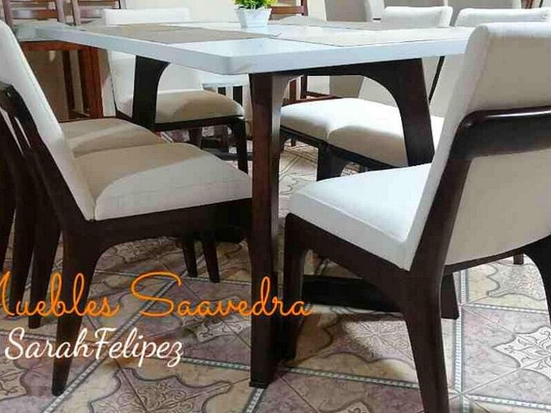 Comedor 6 sillas COCHABAMBA