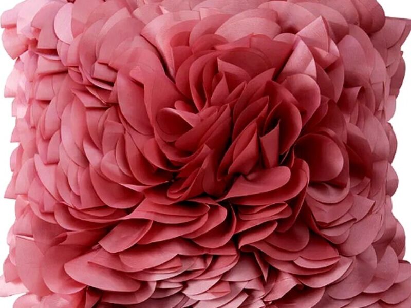 Cojin petalos rosa Bolivia