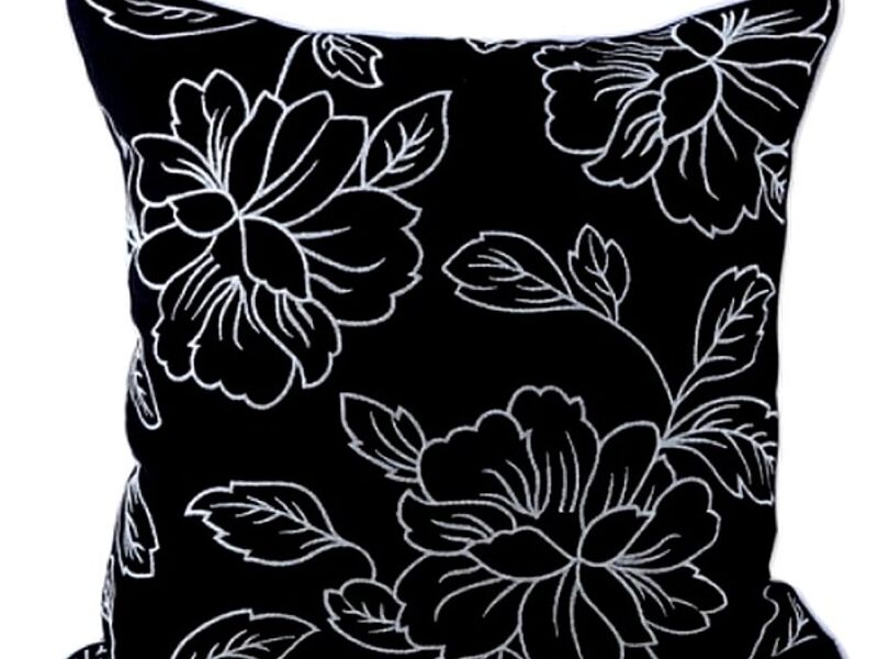 Cojin Black Rose Bolivia